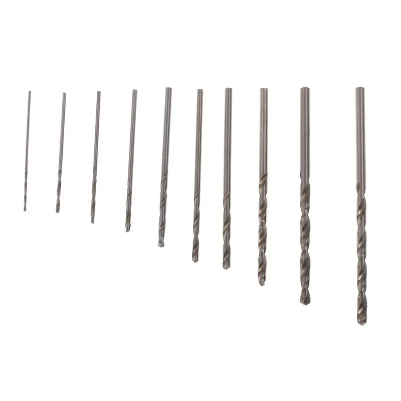 

Semi Automatic Spiral Blue Mini Micro Hand Drill Chuck + 10 Pcs Twist Drill Bits Tool 0.8-3mm