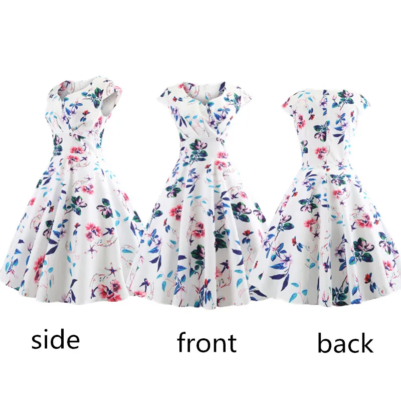 Женское винтажное платье в стиле Хепберн белое элегантное облегающее с коротким