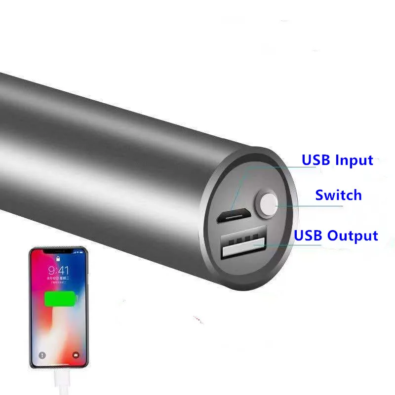 3 в 1 мини-детектор светодиодных ламп внешний аккумулятор и скрытая камера |