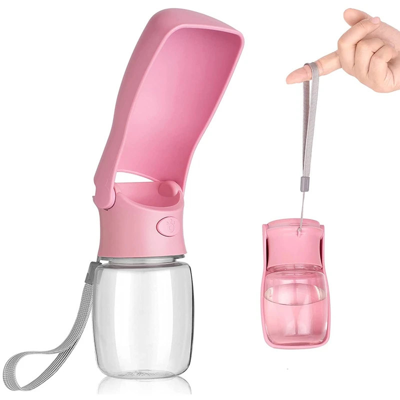 

Складная бутылка для воды для собак, портативный дозатор воды для собак, герметичная дорожная бутылка для воды для собак, бутылка для воды д...