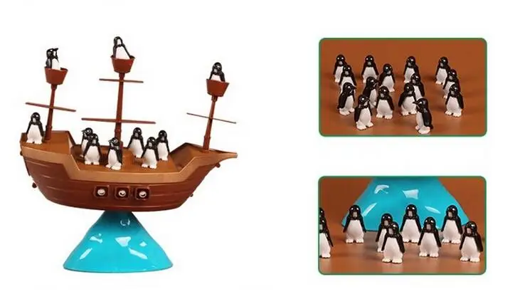 Высококачественный пиратский корабль с балансом развивающие игрушки