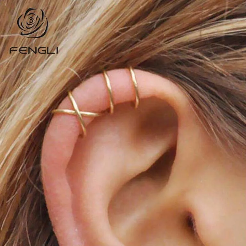 Черные цветные Серьги FENGLI простые u-образные двухслойные серьги фабричная цена |