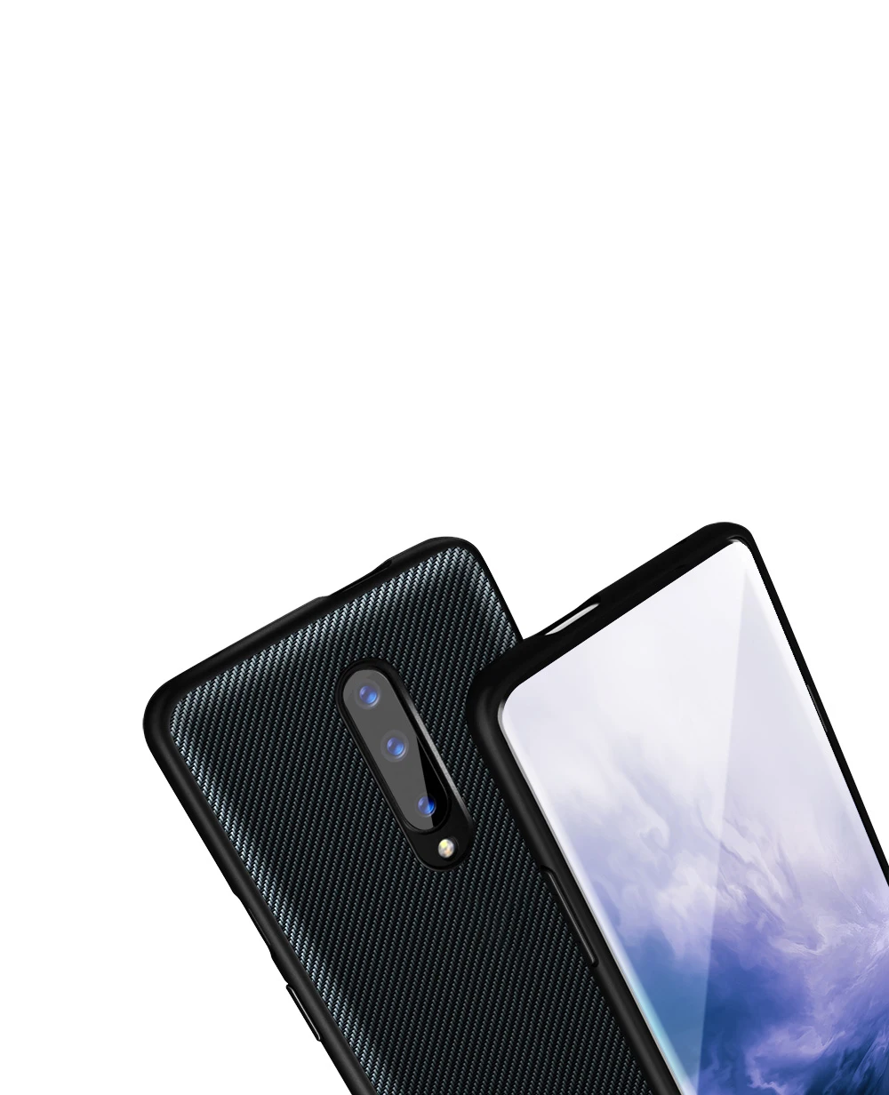 Для ONEPLUS 7 Pro Чехол, предотвращает появление отпечатков пальцев, микрофибра, углеродное волокно, кожа, силиконовый мягкий чехол для ONEPLUS 6T 6 5T 5 7 Pro