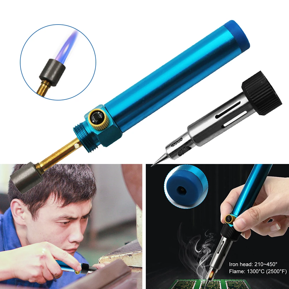 

1300°c Celsius Butane Gas Welding Soldering Irons Welding Pen Burner Blow Torch Gas Soldering Iron Cordless Butane Tip Supplies