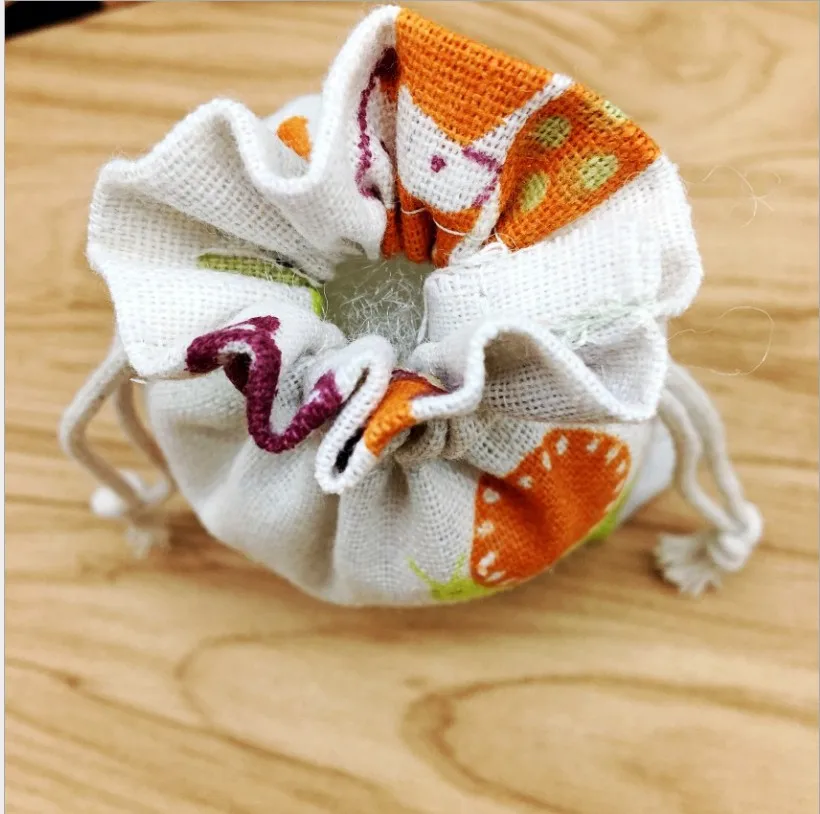 

Owl Linen Drawstring Pouches 9x12cm 10x15cm 13x17cm pack of 50 Party Candy sack