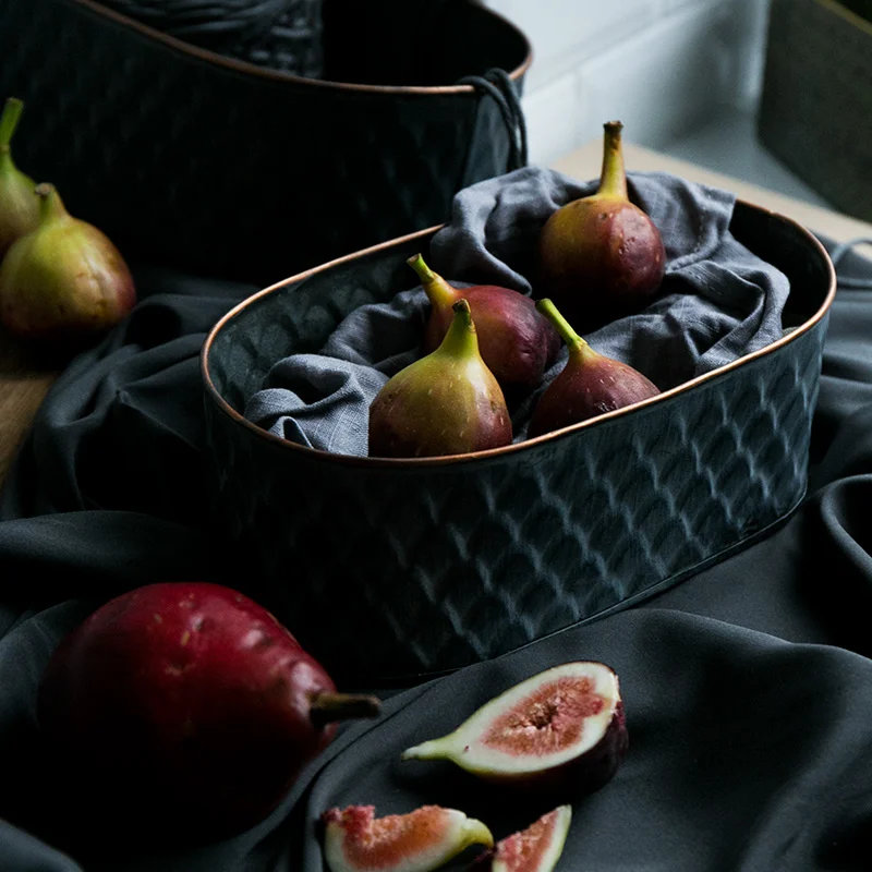 Творческий кованого железа корзина для хранения мобильного телефона макияж