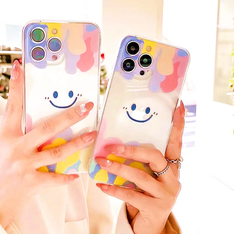 smiley rainbow chain rope square soft silicone phone case for xiaomi mi poco x2 f3 nfc f2 m3 pro 11i 11 ultra 11t 10t lite cover free global shipping