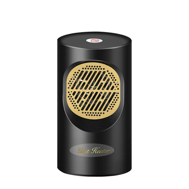 Электрический настенный обогреватель Mini Portable Plug-in Personal Space Warmer для внутреннего отопления, кемпинга и любого места. Регулируемый нагреватель включен.