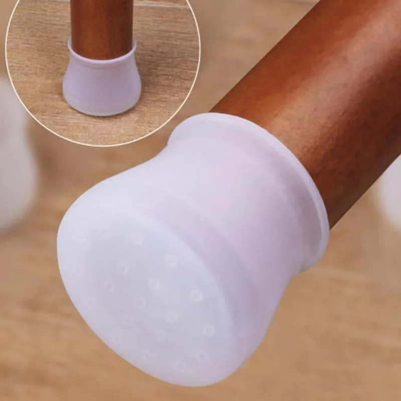

20pcs Chair Leg Cap Silicone Feet Protector Pads Furniture Table Covers Socks Hole Plugs Dust Cover Leveling Feet System