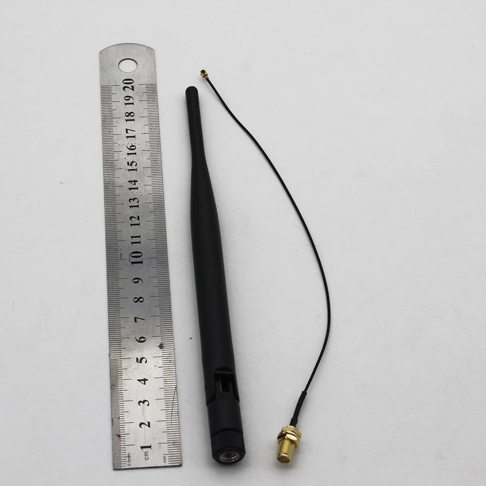 Dlenp 2 4 GHz WiFi 4G антенна 5dBi RP-SMA мужской беспроводной маршрутизатор + 21 см PCI U. FL IPX к RP SMA