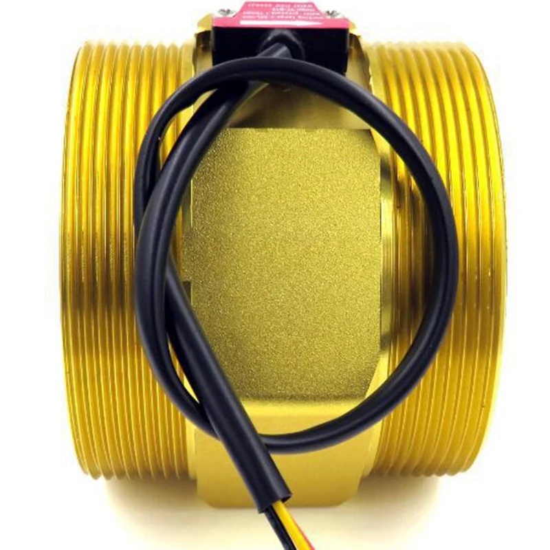 3 дюймов потока Сенсор турбинный расходомер счетчик зал метр|Датчики расхода| |