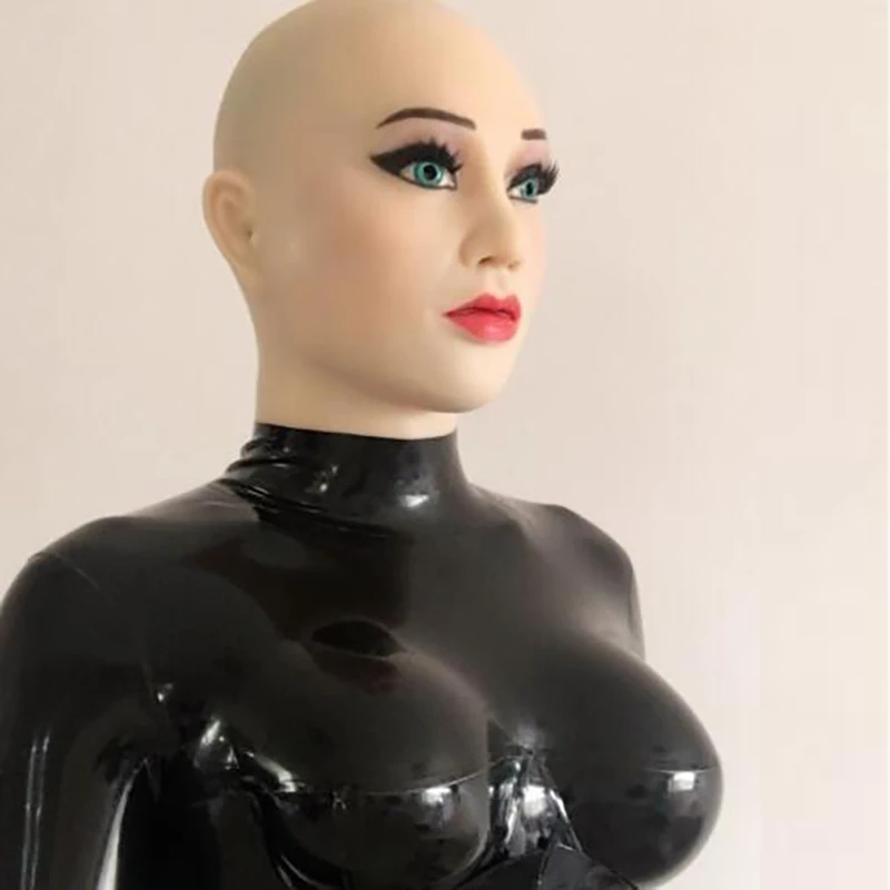 Качественная Мягкая силиконовая Реалистичная полноголовая Женская/Женская