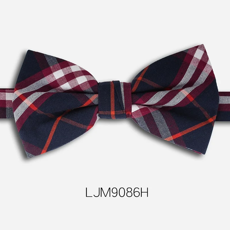 Галстук-бабочка мужской 2019 двойной тканевый шотландский галстуки для Свадьба