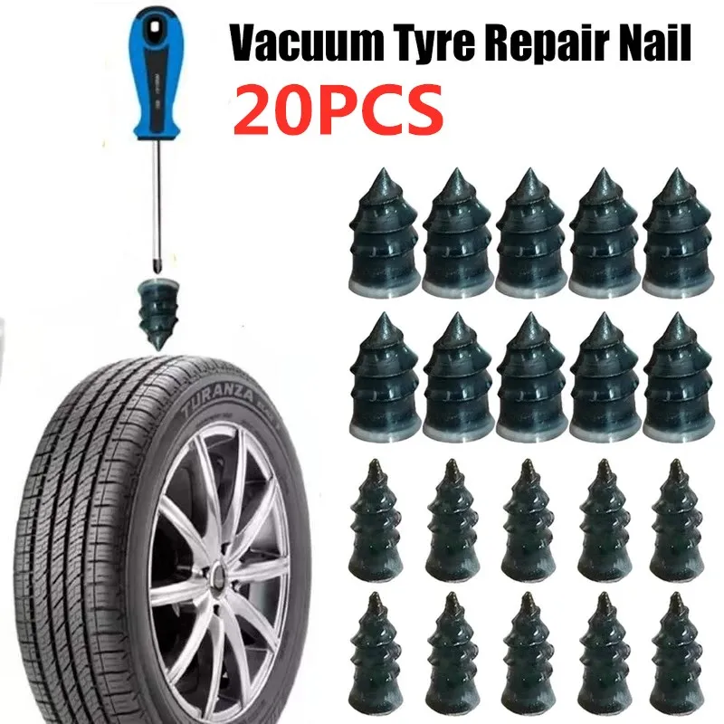 20шт ремонт вакуумной шины мотоцикла гвоздь автомобиля скутера велосипеда