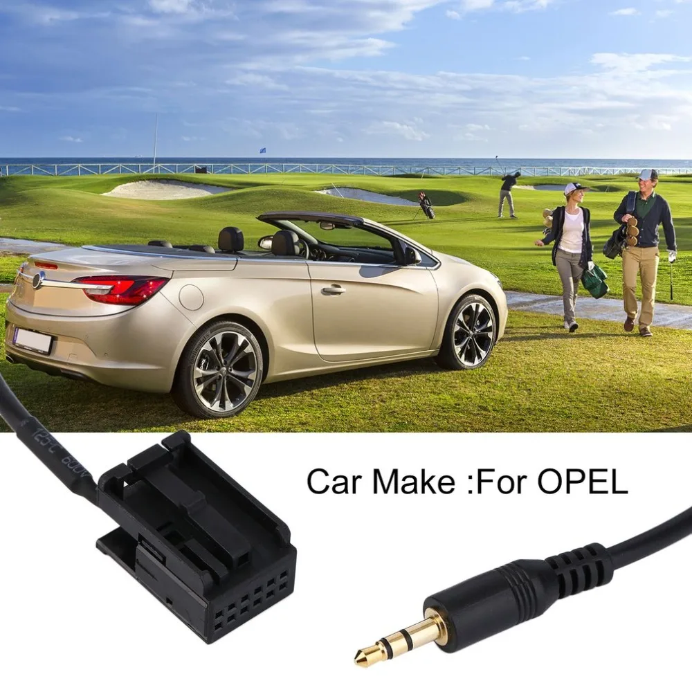 3,5 мм аудио AUX в кабельной линии адаптер для OPEL CD30 MP3 1,5 м длина Мопс& play-установочный светильник вес