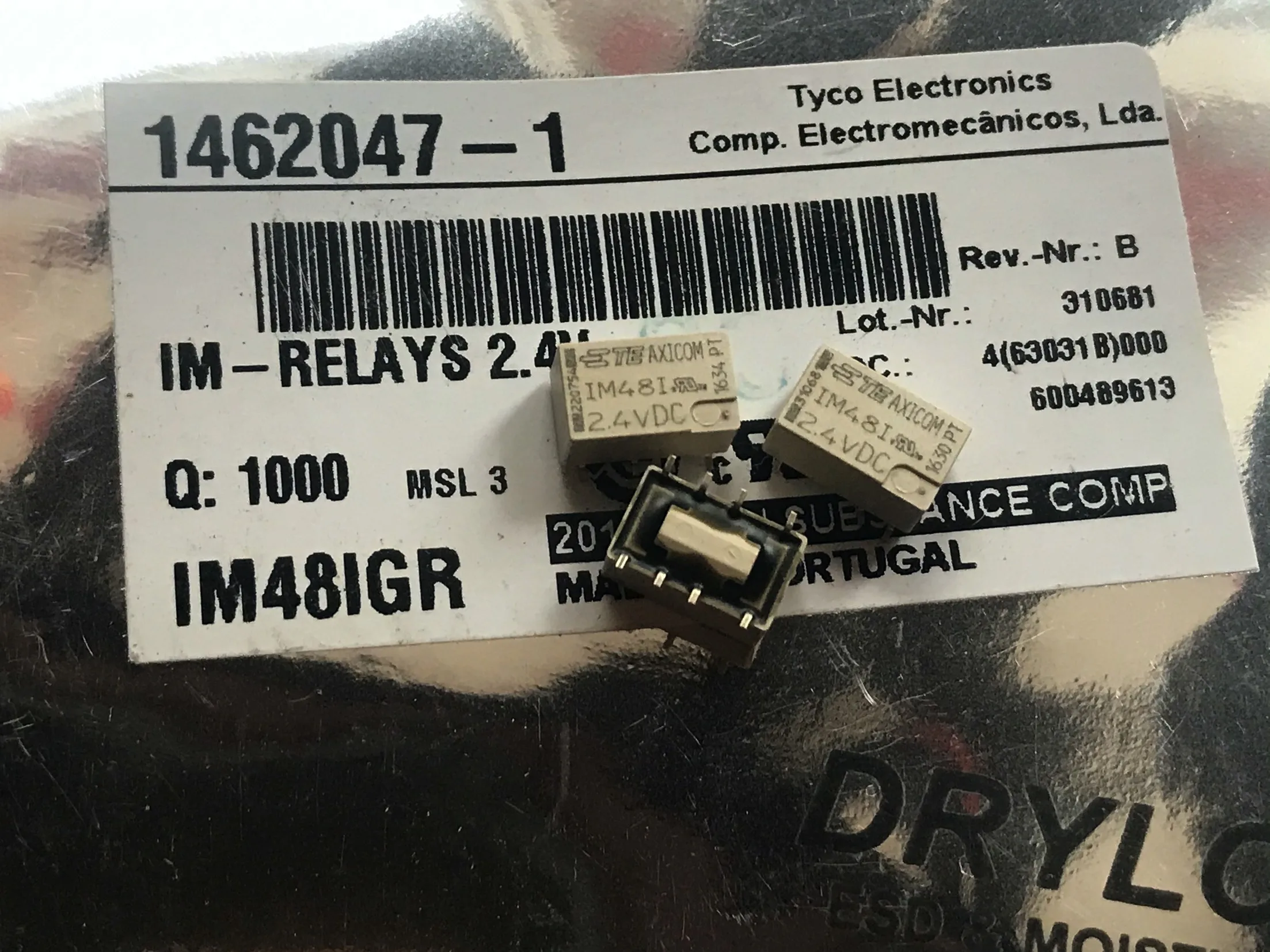 Новое магнитное фиксирующее реле IM48IGR 2 А 4 В постоянного тока 8 контактов |