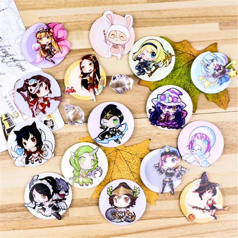 1PC Hot Shirt Cute Cartoon Anime game character brooch Acrylic Badge Pins Bag Packbag Decoration Brooch Broche Z236 |
