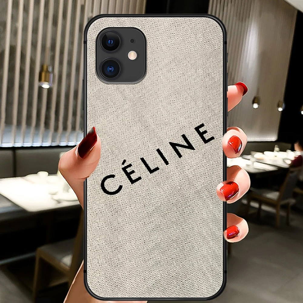 

Luxury Brand France CELNEEs Phone Case Cover Hull For IPhone 5 5s se 2 6 6s 7 8 12 Mini Plus X XS XR 11 PRO MAX black Waterproof