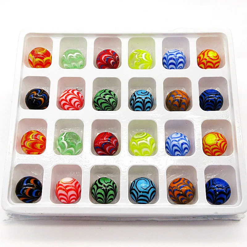 Новые разноцветные 16 мм полосы камушки красочные шелковые линии ручной работы