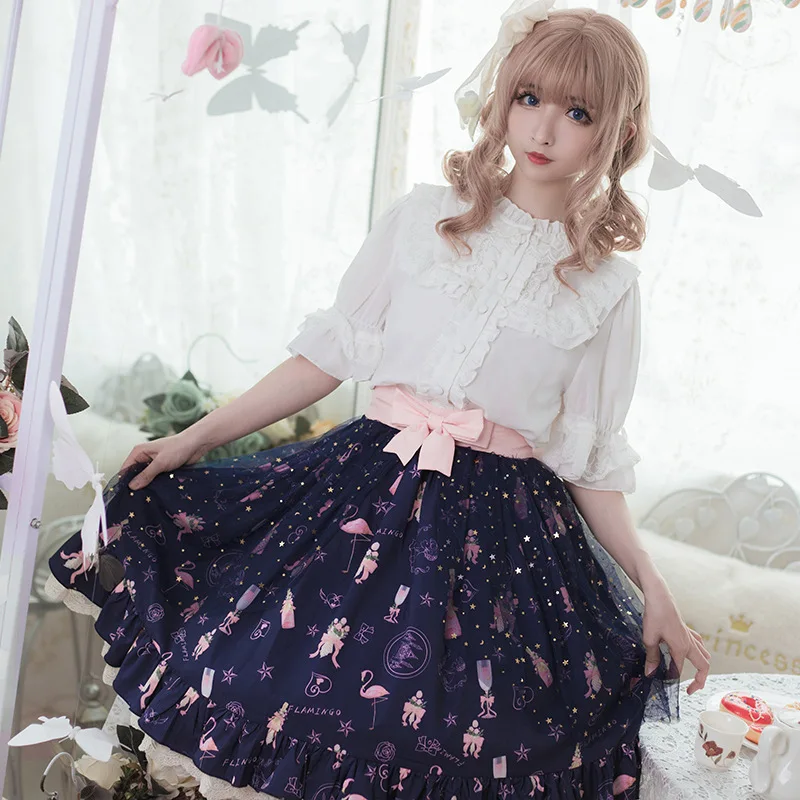 Вечерние платья принцессы в стиле милой Лолиты винтажное платье с кружевным