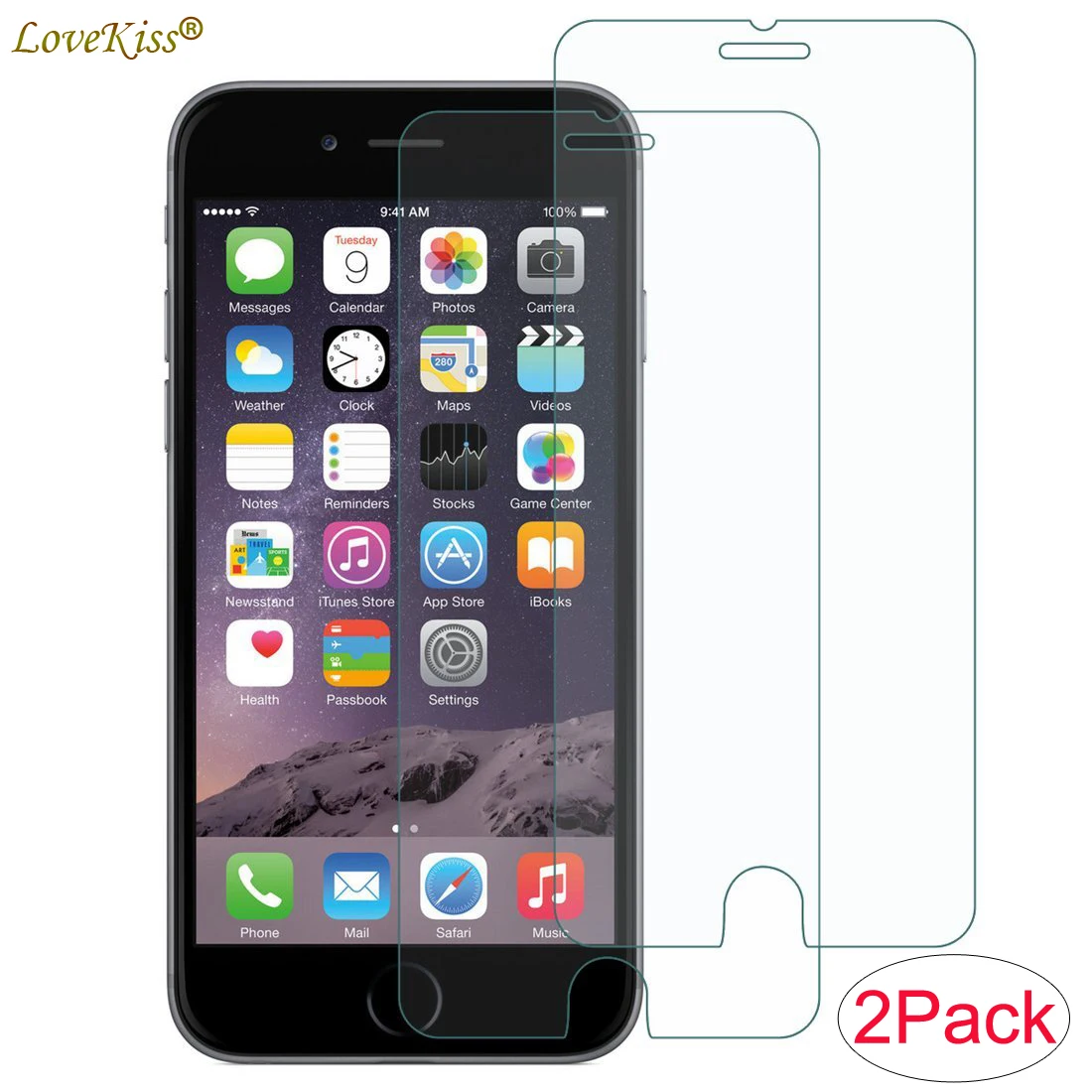 2 шт. 9H защитная пленка из закаленного стекла для iPhone 11 Pro X 10 8 Plus 7 6 6S 5S XR XS Max