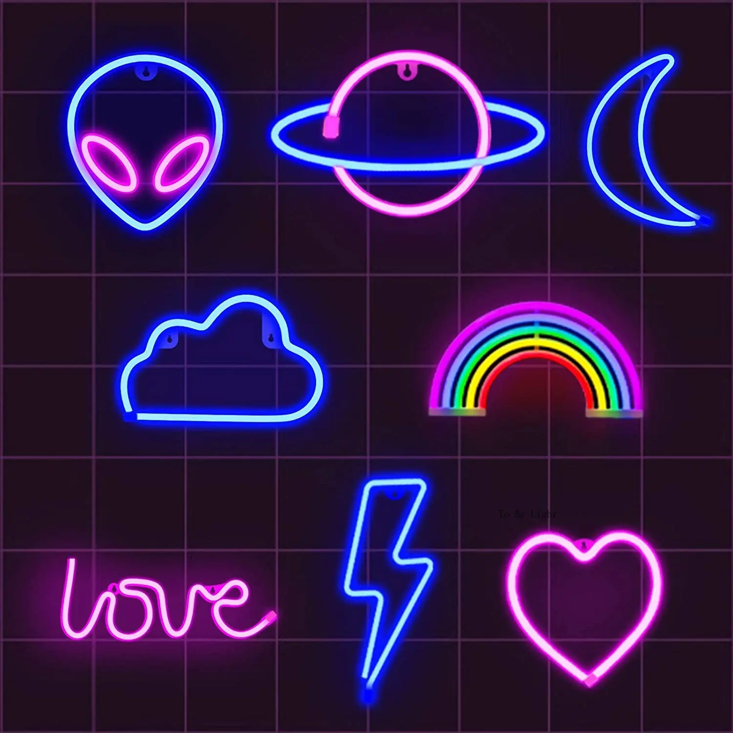 

Rainbow Neon Signs Lights for Wall Decor,USB/ Battery LED Night Light for Bedroom,Decorative Neon Sign Light for Bedroom,Kids