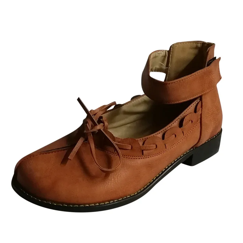 Сандалии женские из натуральной кожи удобные босоножки ручной работы с круглым