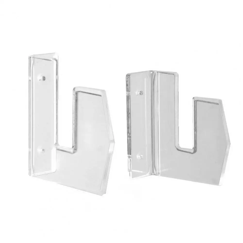 

1 Pair Transparent Skateboard Holder Wall-Mounted Strong Bearing Capacity Skateboard Display Holder Large Hanger for Longboard