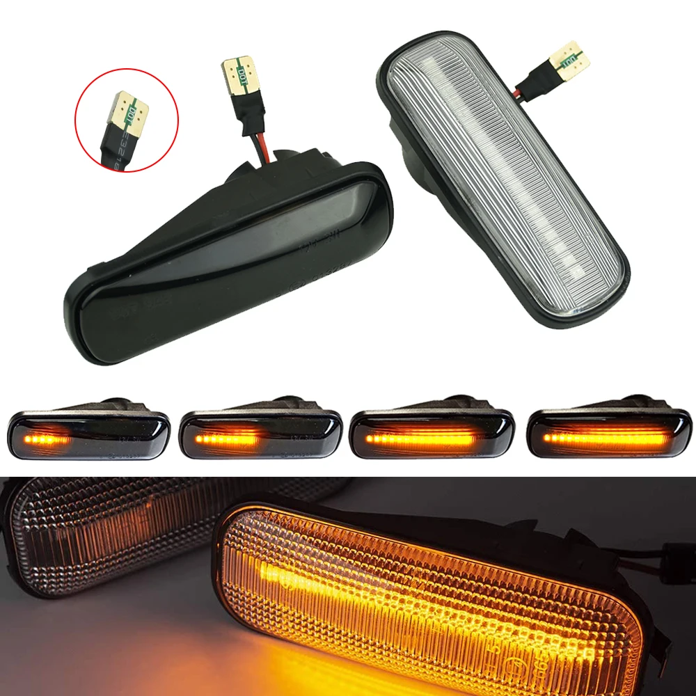 

For Honda Civic CRV CR V 1996~2000 Ballade Hatchback Dynamic LED Turn Signal Blinker Lamp Side Marker Sequential Indicator Light