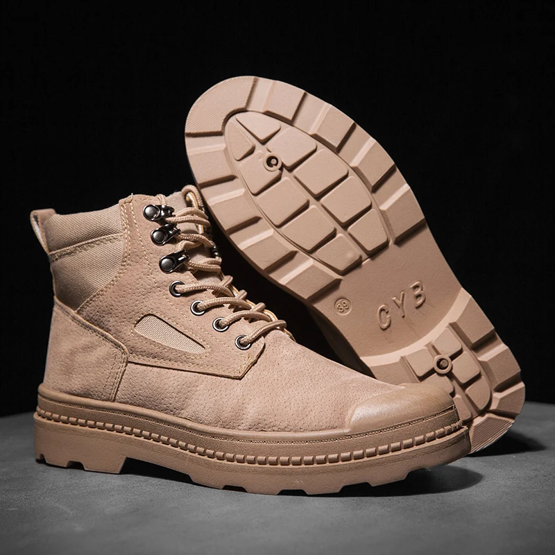 Новинка мужские ботинки Martins полусапоги из коровьей замши ботинки-оксфорды с