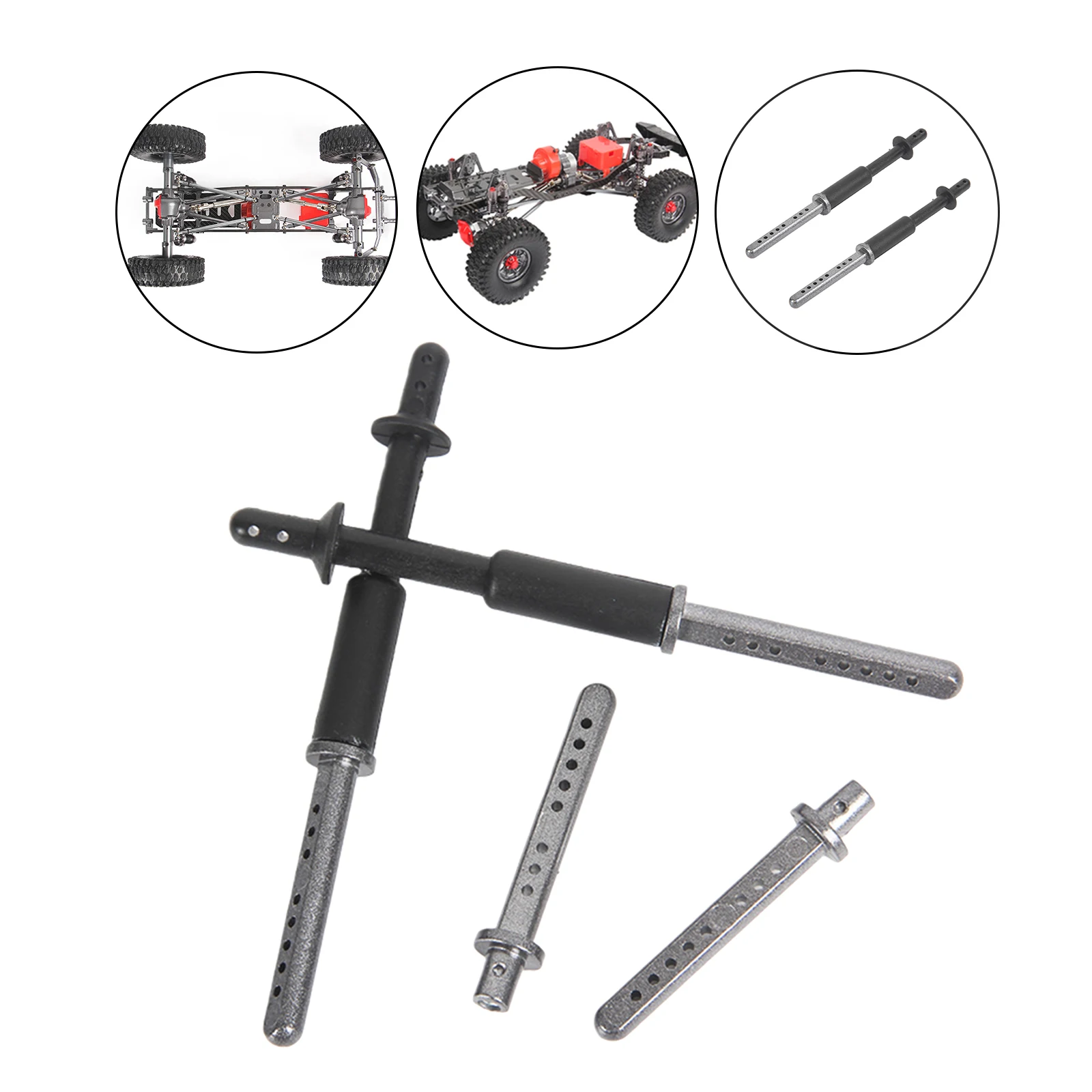 

Upgrade Metal Parts for Axial SCX10 4WD 1:10 RC Buggy Car Assembly Decor