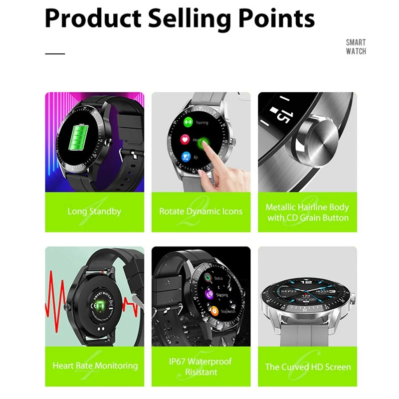 

New S11 Watch Waterproof Sports Health Monitor Super Long To Smart Bracelet