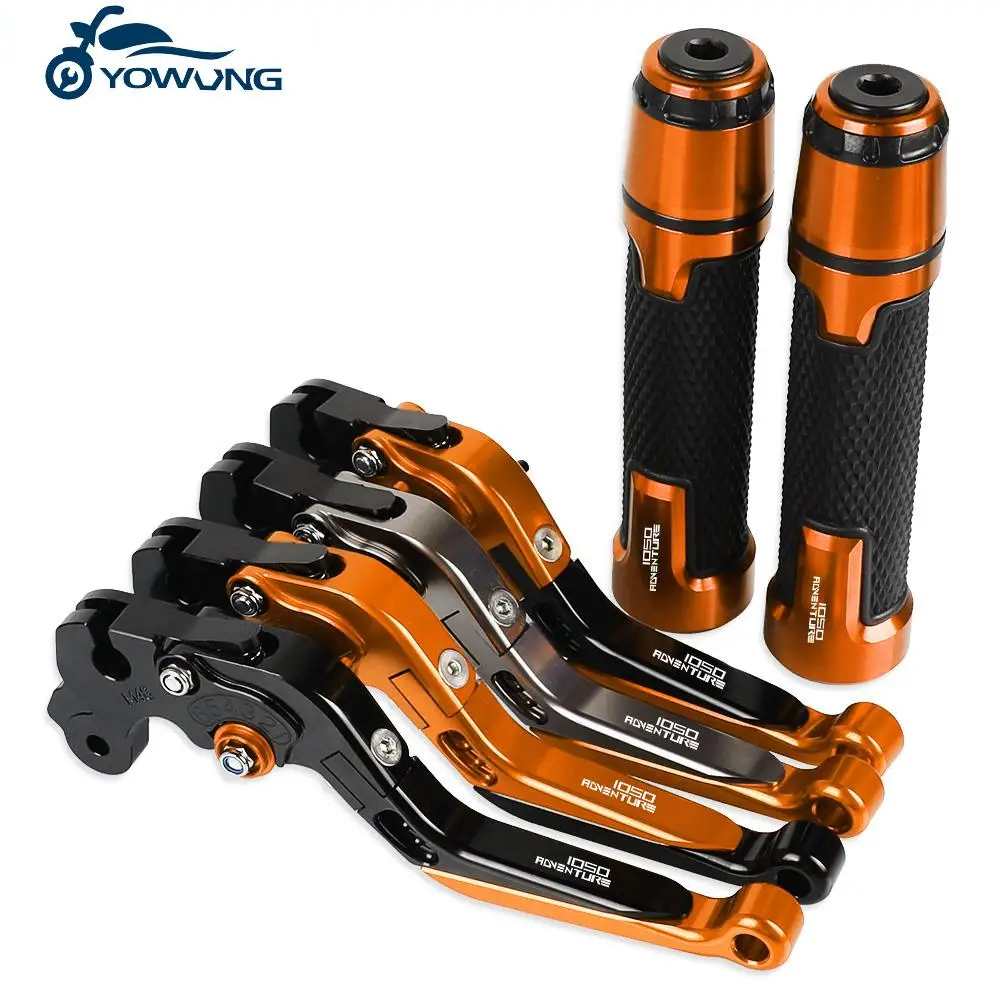 

ADVENTURE1050 15-16 Motorcycle CNC Brake Clutch Levers Handlebar knobs Handle Hand Grip Ends FOR ADVENTURE1050 15-16