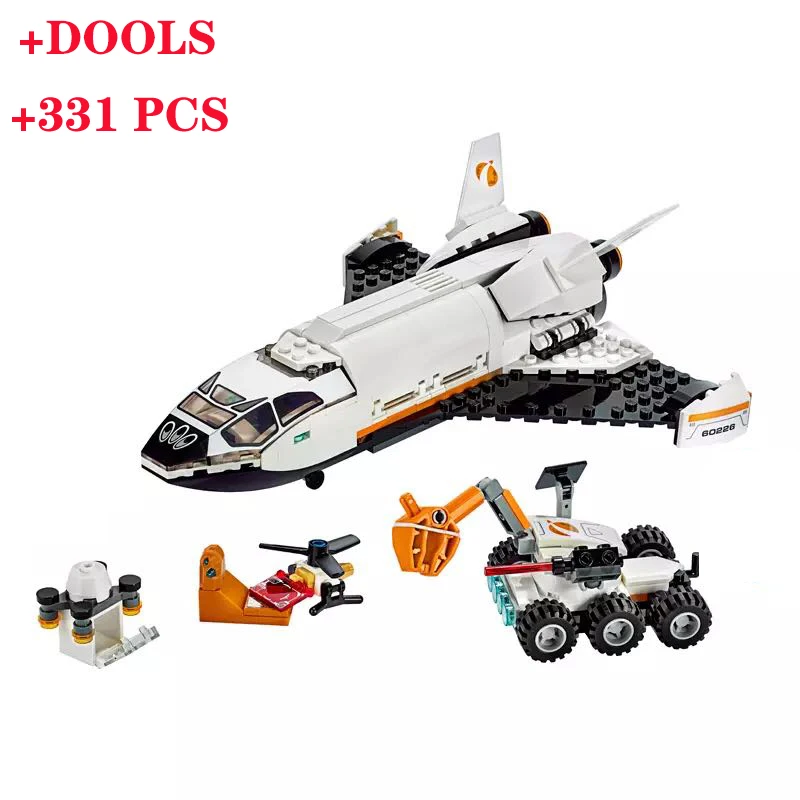 

New Space City Series Mars Exploration Space Shuttle Scene Assembly Model Building Blocks Children's Educational Gifts DIY