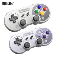 8bitdo sf30 prosn30 pro wireless bluetooth gamepad controller with joystick for windows android macos nintend switch steam