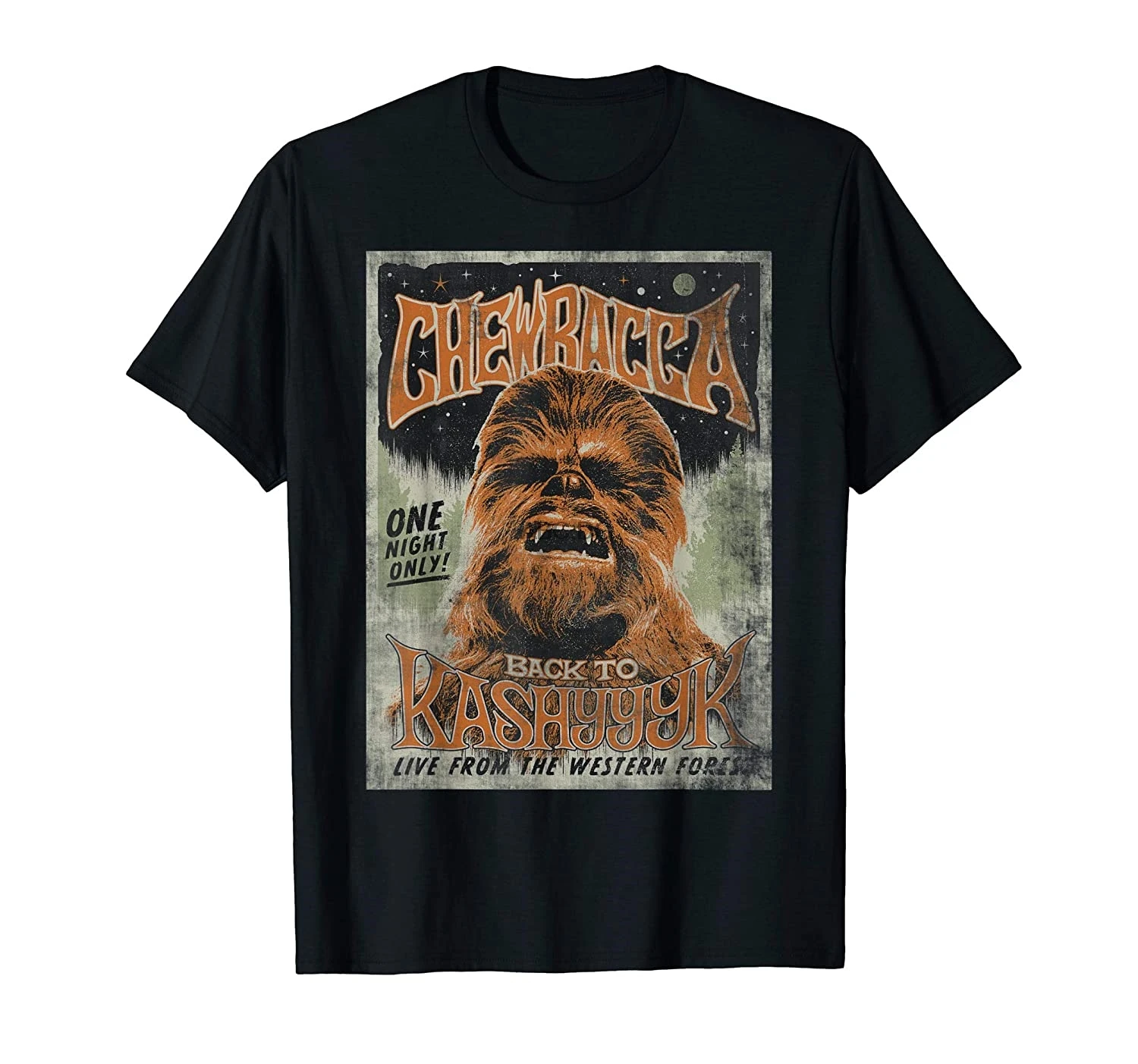 Chewbacca Back To Kashyyyk Vintage Concert T-Shirt