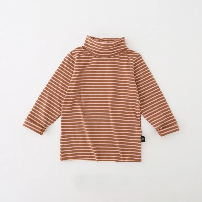Осенняя футболка для девочек; футболка в полоску для дня рождения; повседневная детская футболка унисекс с длинными рукавами; одежда для малышей