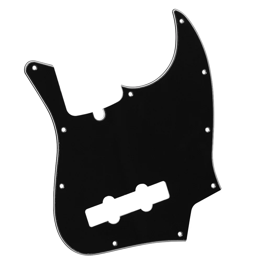 10 отверстий JB бас SSH Гитара накладки царапины пластины для Fender Стандартный джаз бас для TAGIMA JB 3Ply ПВХ строительство