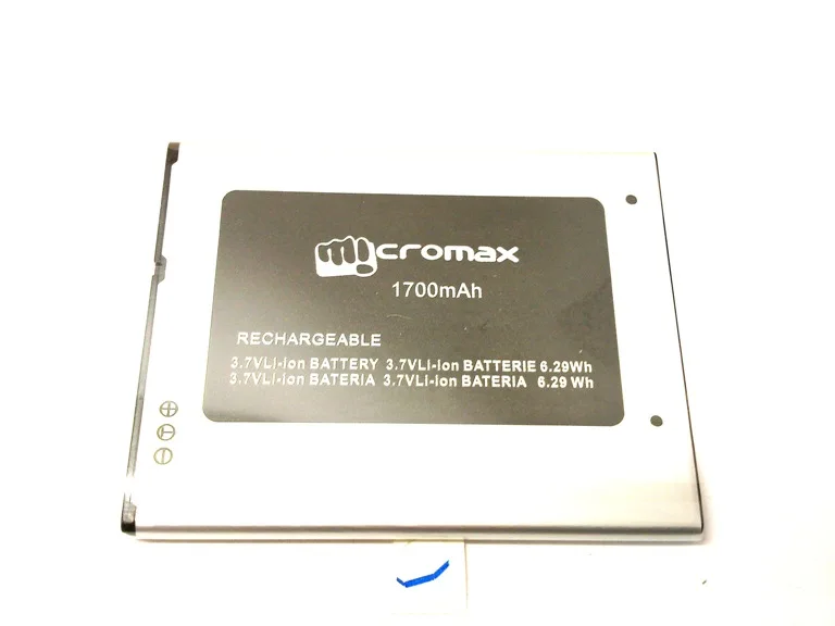 Micromax Q346 Bolt/ Q346L Bolt - Аккумулятор Li-ion 1700mAh 6.29Wh 3 7V Оригинал |