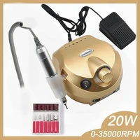 upgraded version nail drill machine 20w 35000rpm pro manicure machine manicure pedicure kit with low noise low vibration motor