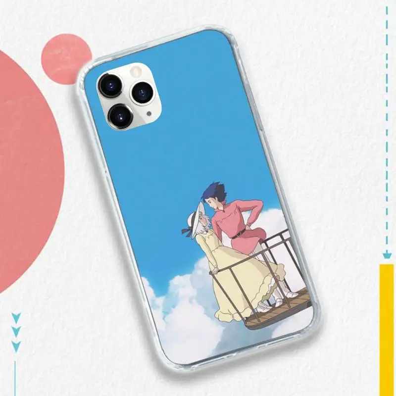 

Anime Howl's Howls Moving Castle Phone Case for iPhone 11 12 mini pro XS MAX 8 7 6 6S Plus X 5S SE 2020 XR