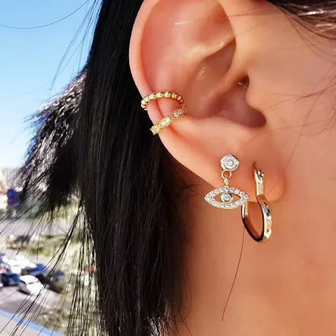 Модные ювелирные изделия 2021 золотого и серебряного цвета милые маленькие серьги