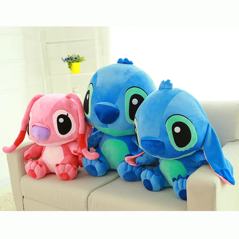 Супер мягкие межзвездные игрушки милые Стич плюшевые куклы детские подушки для