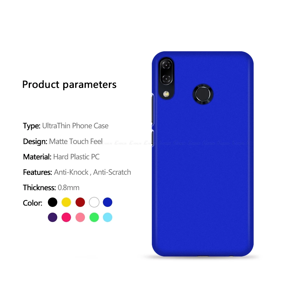 Матовый пластиковый жесткий чехол для Asus ZenFone 5Q 5Z 5 Selfie Lite 6 ZS630KL ZS620KL ZC600KL ZE620KL