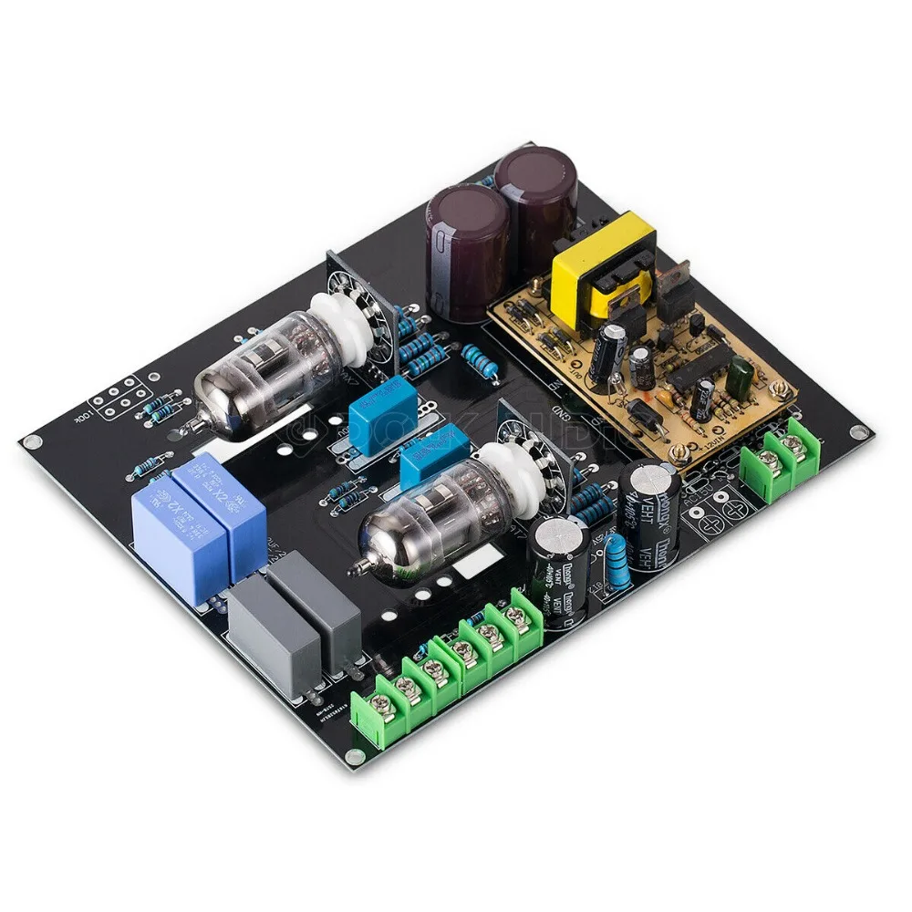 Nobsound Hi-Fi стерео 12AX7 вакуумный ламповый предусилитель доска для домашних автомобильных динамиков Ref to Matisse DC12V