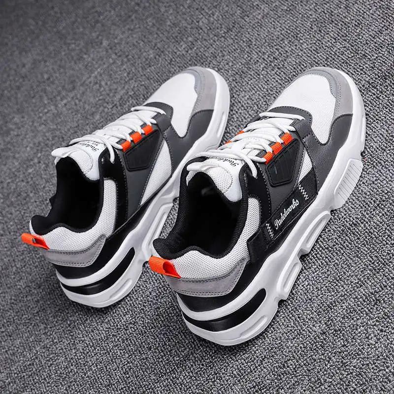 

Man Luxury Sneakers Best Seller Men's Sport Shoes Size 11.5 Mens Running Shoes 2019 Sports Sneakers Rubber Hard-Wearing Tennis