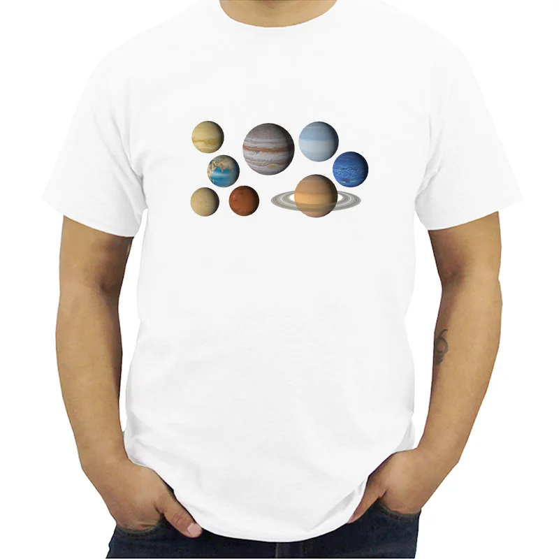 

Planets Of The Solar System Modal Big Size Students Summer T-Shirt Short Sleeve Men Boys T Shirt Tees Kids Tshirt Men