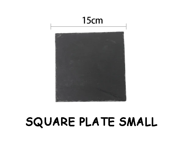 A Square plate S Обеденная тарелка, поднос для суши, тарелка для барбекю, тарелка для пиццы, плоский поднос, поднос для суши, Рождественская тарелка, набор посуды, 1 шт - Цвет: A Square plate S