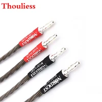 thouliess nordost odin interconnect audio jjumper cable 7n single crystal silver spade to banana plug connector bridge cable