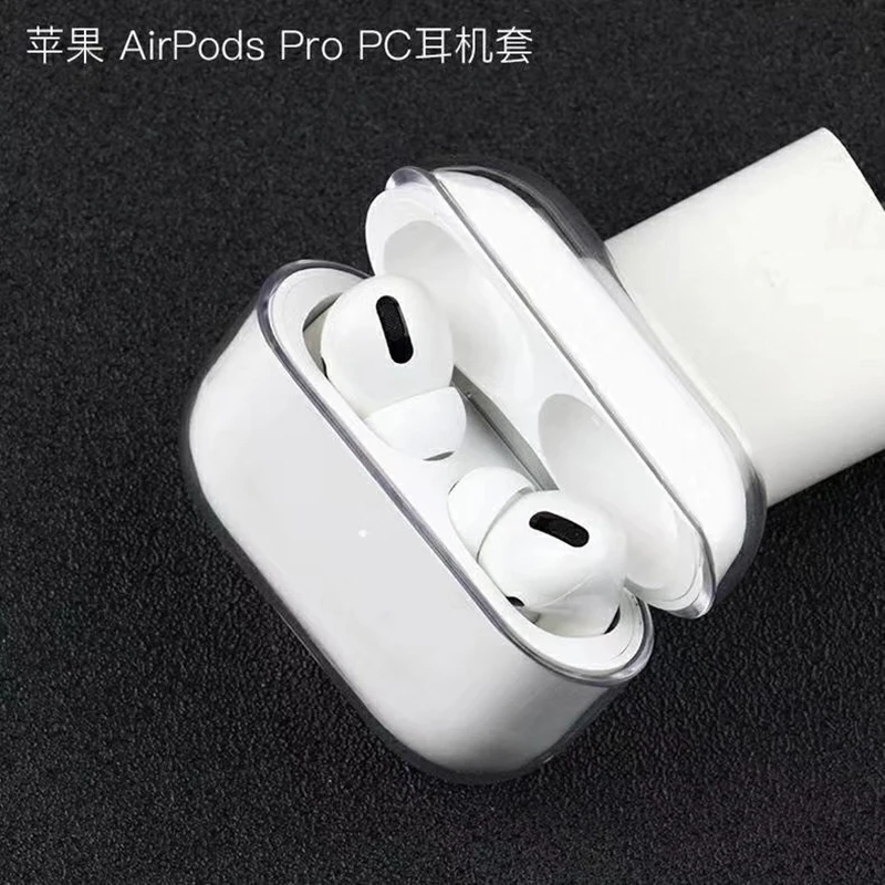 Прозрачные чехлы для Apple AirPods 1 2 Pro чехол беспроводных наушников с чехлом зарядки
